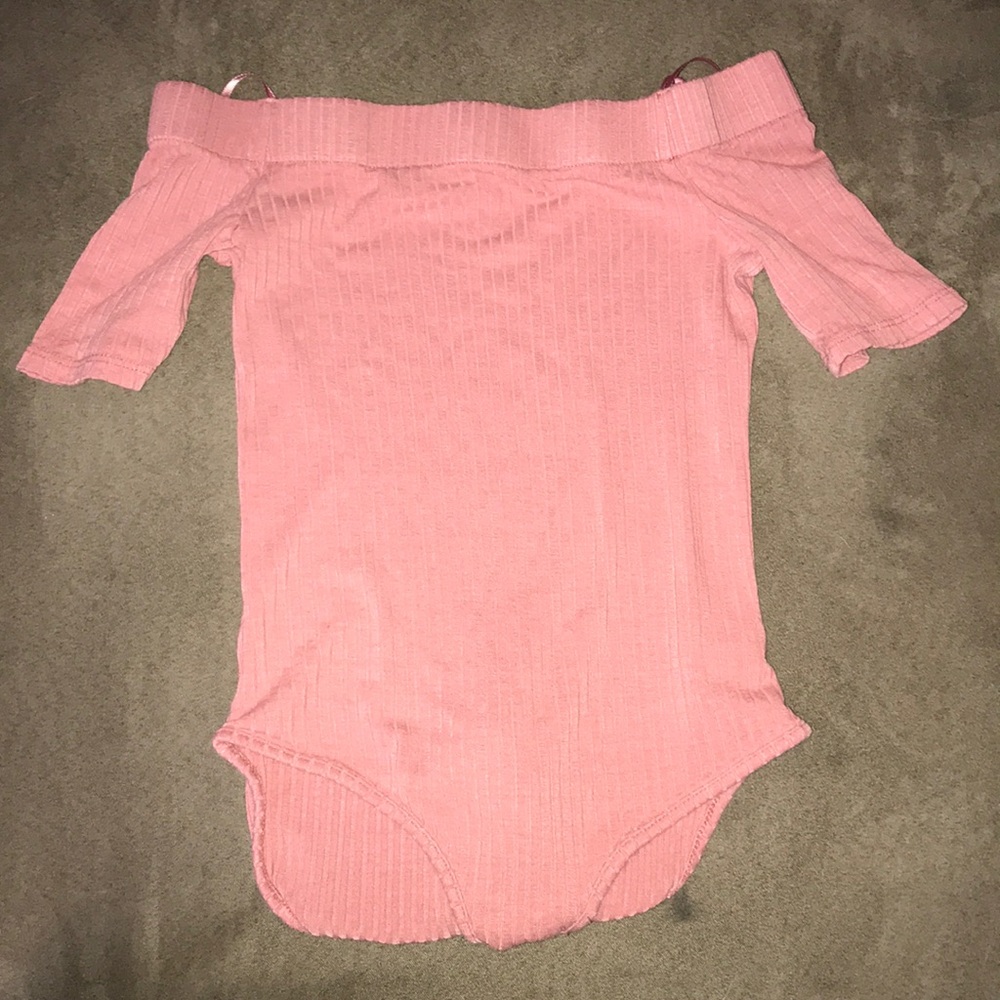 Off the shoulder body suit